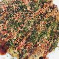 まままままさみん's cooksnap of when they made 節約おつまみ♪モヤシ＆豆腐♪お好み焼き.
