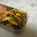 龍青空ママ's cooksnap of when they made お弁当に彩を☆オイマヨカレー炒め.