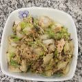 みさき_123's cooksnap of when they made 簡単♪生白菜と塩昆布のツナマヨ和風サラダ.