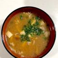 み1228's cooksnap of when they made ナメコと豚バラのお味噌汁.