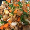 クックUKQEN4☆'s cooksnap of when they made 鶏唐揚げで酢豚風味の酢鶏に簡単リメイク！.