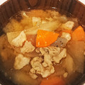 ゆうママ0616's cooksnap of when they made わが家の豚汁.