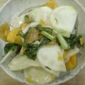 nonako's cooksnap of when they made 柿とかぶらの甘酢サラダ.