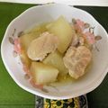 ポラリス管理栄養士's cooksnap of when they made 鶏と大根の煮物　優しいお母さんの味.