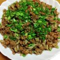 55才のおじさん's cooksnap of when they made 蓮根納豆ミンチ炒め.