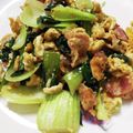 クックZ0LTKT☆'s cooksnap of when they made チンゲン菜とベーコンの卵炒め.