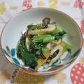 mmameco's cooksnap of when they made 小松菜の塩昆布和え.
