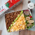 ミナいちご's cooksnap of when they made ラップで安心♪崩れないそぼろ弁当♪.