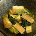 ajyuly's cooksnap of when they made 厚揚げと小松菜の煮浸し.