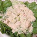 くっくのん's cooksnap of when they made えびとアボガドのわさびクリームサラダ.