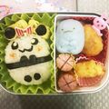 リクままん's cooksnap of when they made 簡単キャラ弁♪♪パンダちゃんおにぎり.