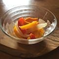 昇父さん's cooksnap of when they made パプリカの甘酢漬け.