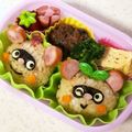 サイチョン's cooksnap of when they made ポンポコ♪たぬきくん＊キャラ弁.