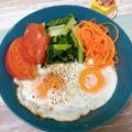 たけうちーの's cooksnap of when they made １/２束を生で!　小松菜サラダ♡.