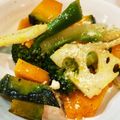 クックQ00NOL☆'s cooksnap of when they made カボチャ蓮根ブロッコリーのホットサラダ.