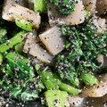 みまちゃん1112's cooksnap of when they made 小松菜とこんにゃくの胡麻和え.