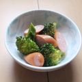 きらり流れ星's cooksnap of when they made ウィンナーとブロッコリーのコンソメ蒸し.