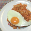 おはなすき's cooksnap of when they made 簡単☆我が家の節約キムチチャーハン♪.