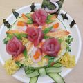 クックAXZFFT☆'s cooksnap of when they made 寿司ケーキからの手巻き寿司♪.