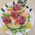 クックAXZFFT☆'s cooksnap of when they made 寿司ケーキからの手巻き寿司♪.