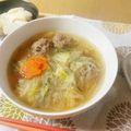 hee_san's cooksnap of when they made 豚ひき肉の肉だんごと春雨のスープ.