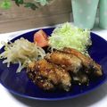はくあお's cooksnap of when they made ジューシー鶏肉！手羽中の甘辛ごま醤油焼き.