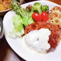 ♡ひぃらぃ♡'s cooksnap of when they made 鮭ハンバーグの照りマヨソース。.
