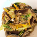 そらちゃん0504's cooksnap of when they made 青梗菜と茄子と豚肉のオイスターソース炒め.