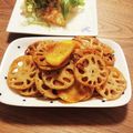 ハチワレねこ's cooksnap of when they made れんこんの黒酢きんぴら.