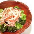 クック1ON4TU☆'s cooksnap of when they made きゅうりとわかめの酢の物.