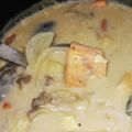 ブランシュkuu's cooksnap of when they made 秋鮭ときのこのクリームシチュー.
