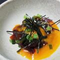 黒豆丸's cooksnap of when they made 簡単！ クジラのユッケ.