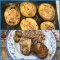 ブランディ's cooksnap of when they made 米なすの鶏ミンチ詰め.