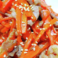 ★みっさ★'s cooksnap of when they made 豚肉と人参の中華炒め.