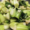 春と水's cooksnap of when they made チンゲンサイとにんにくの塩炒め.