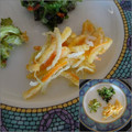 melmarilyn's cooksnap of when they made *渋い柿が変身☆渋柿のかき揚げ*.