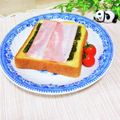 KBBキッチン☆'s cooksnap of when they made 海苔ハムトースト.
