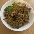 ポメちょん's cooksnap of when they made 簡単♪牛コマ肉のチャプチェ.