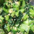 金魚のひらり's cooksnap of when they made ヘルシー！小松菜のピーナツ和え.