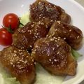 ☆ごはんできた☆'s cooksnap of when they made 肉巻きこんにゃく.