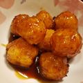 withme's cooksnap of when they made ✿もちもち海老団子の甘酢あん✿.