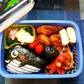 景と浩's cooksnap of when they made ＊キャラ弁＊　簡単★海の王様くじらさん.