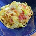 kinopchan's cooksnap of when they made 春キャベツとパンチェッタのパスタ.