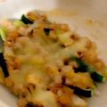 けーこころん's cooksnap of when they made ☼ズッキーニボートのひき肉詰めチーズ焼き.