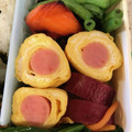 かずくん☆'s cooksnap of when they made 卵焼き　ソーセージ　.