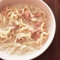 りんごっ。's cooksnap of when they made ツナクリームうどん.