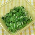 ほあちん's cooksnap of when they made 捨てないで！大根葉☆保存方法.