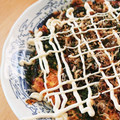わかさわ家's cooksnap of when they made 卵と厚揚げとキャベツお好み焼き風（節約）.
