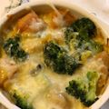 米の華's cooksnap of when they made かぼちゃとブロッコリーのグラタン.