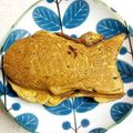 クックGB6431☆'s cooksnap of when they made ビタントニオで♪きな粉と黒ごまのたい焼き.